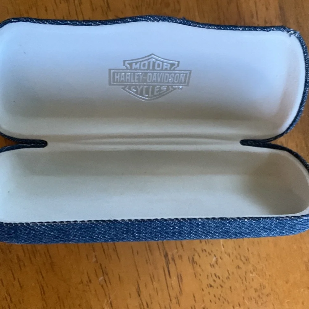Harley-Davidson glass case